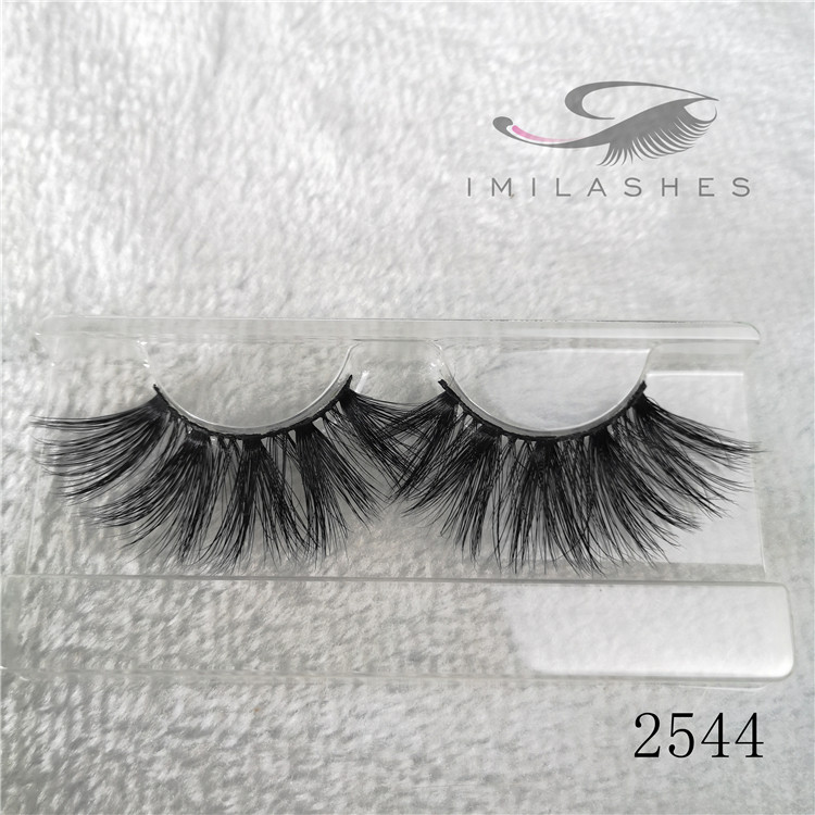 Long full false eyelashes real mink lashes in bulk A-44